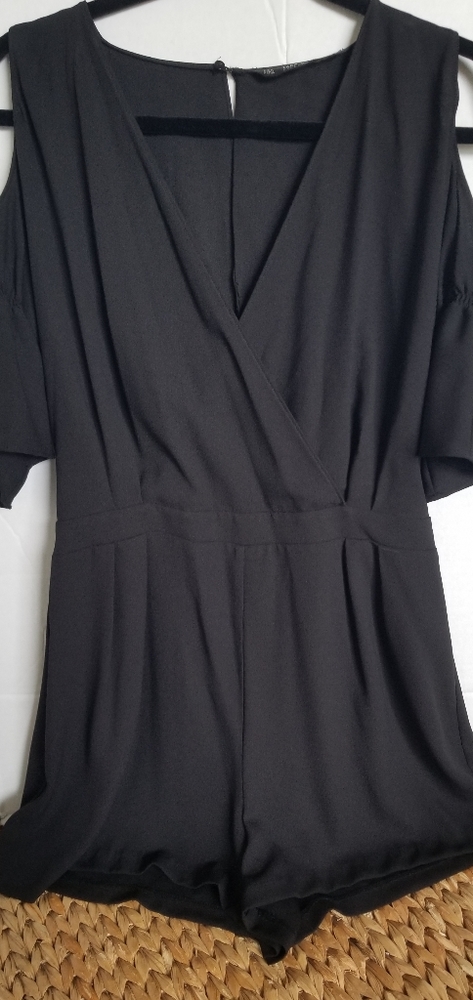 Zara Basic Collection Cold Shoulder Romper - image 2